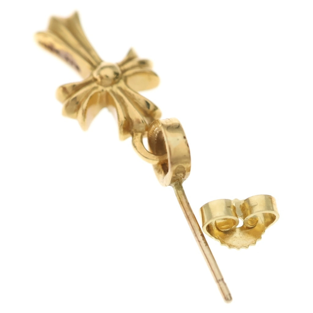 CHROME HEARTS(クロムハーツ) 22K BBY F PPRCHN ベイビーファットクロス ドロップピアス ゴールド