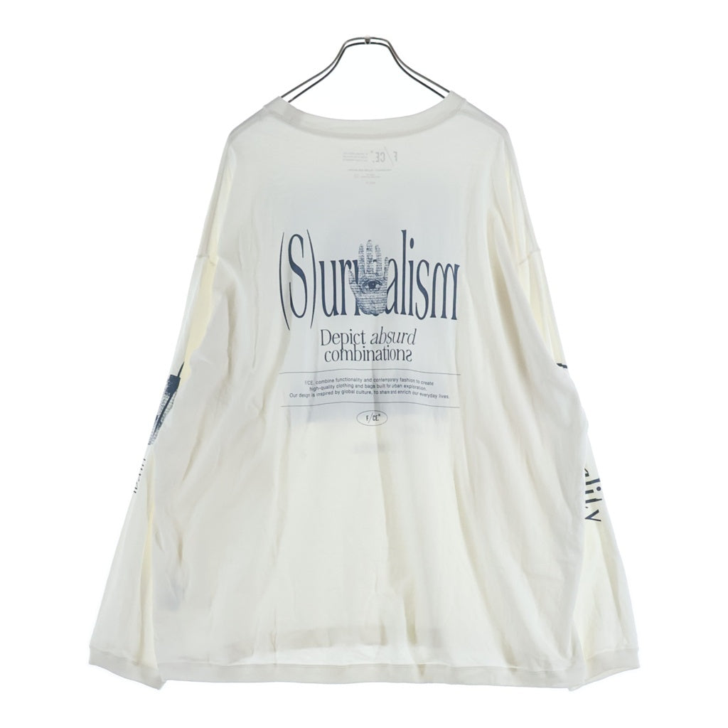 F/CE.(エフシー イー) HIDDEN IDENTITY BY M.ENOMOTO LS TYPE-A ヒドゥン アイデンティティ バイ M.エノモト ロングスリーブTシャツ ホワイト