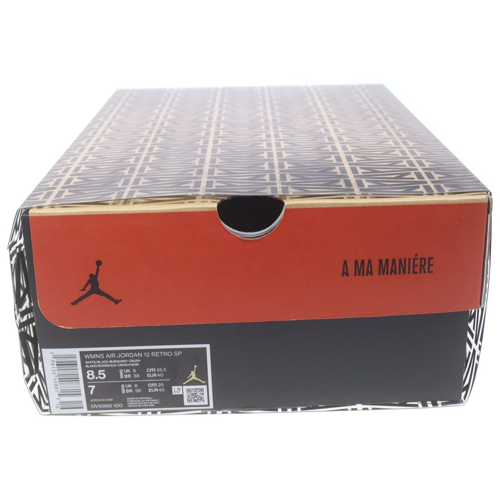NIKE(ナイキ) ×A MA MANIERE WMNS AIR JORDAN 12 RETRO SP アママニエール ウィメンズ エアジョーダン12 ハイカットスニーカー US8.5/25.5cm DV6989-100 箱 レディース