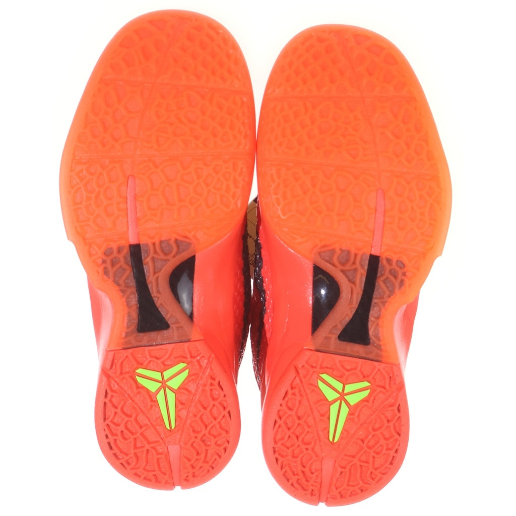 NIKE(ナイキ) KOBE 6 PROTRO GS -REVERSE GRINCH コービー6 リバースグリンチ ローカットスニーカー レッド US5Y/23.5cm FV9676-600 箱