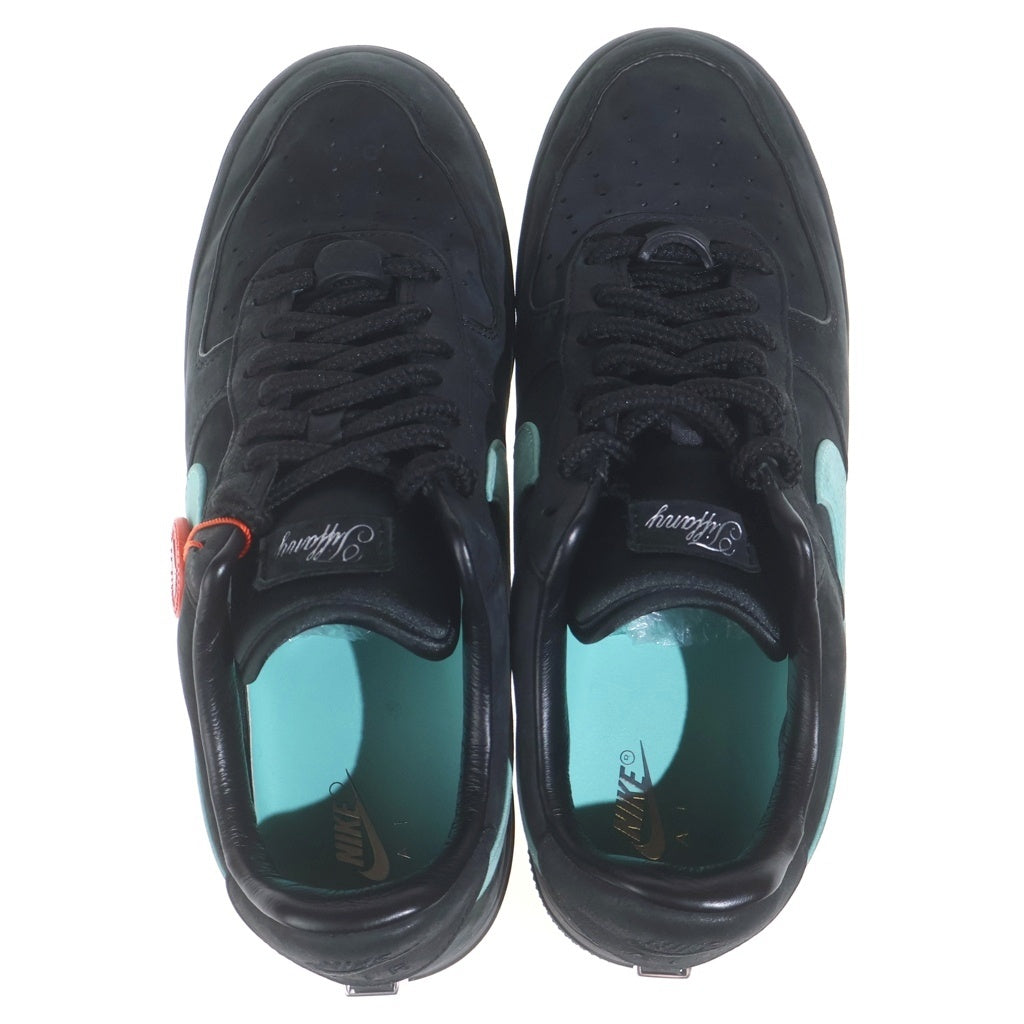 NIKE(ナイキ) ×TIFFANY&CO AIR FORCE 1 LOW 1837 BLACK ティファニー エアフォース1 ローカットスニーカー ブラック US10/28cm DZ1382-001