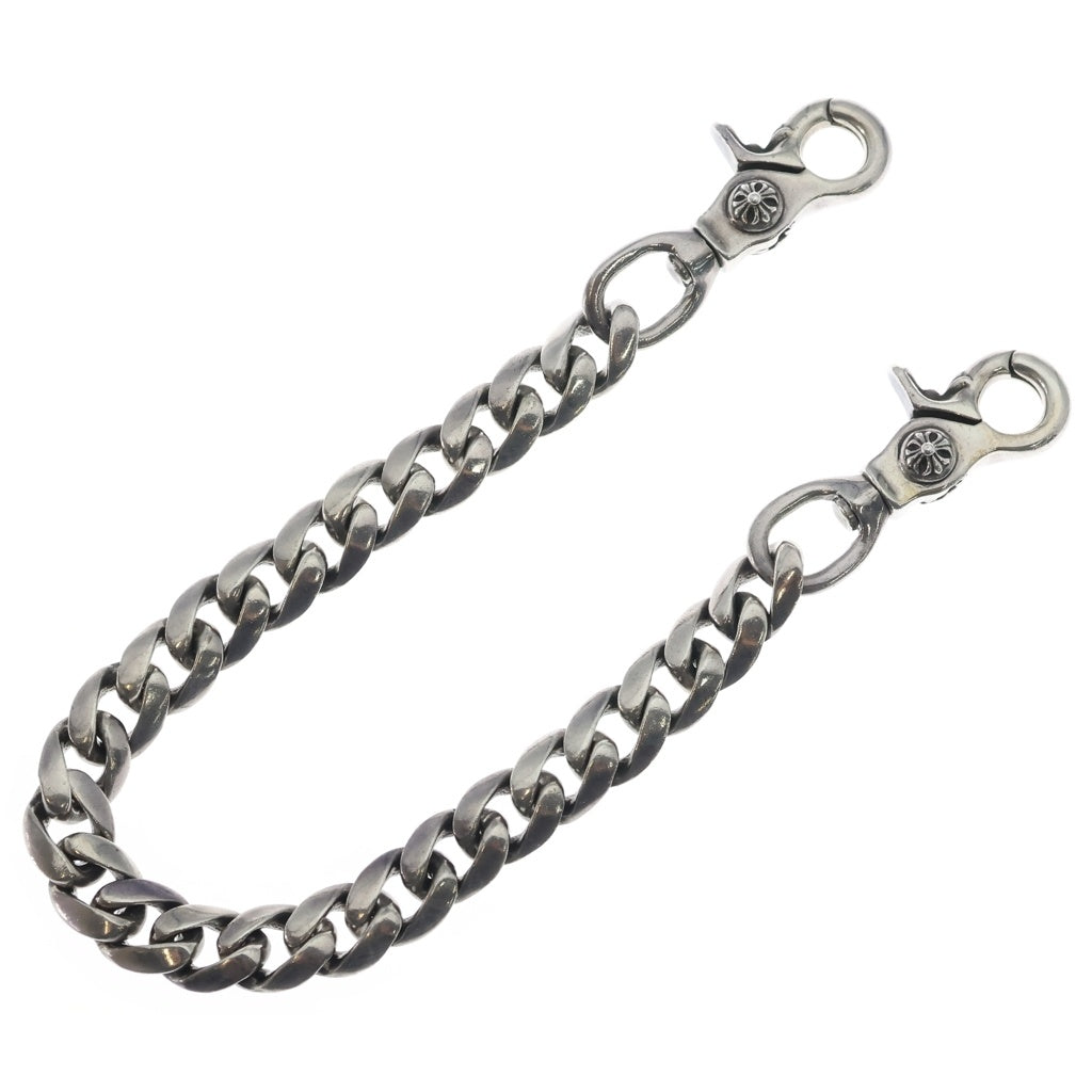CHROME HEARTS(クロムハーツ) CLASSIC SHORT-T/ 2クリップショートクラシック ウォレットチェーン シルバー BCA068
