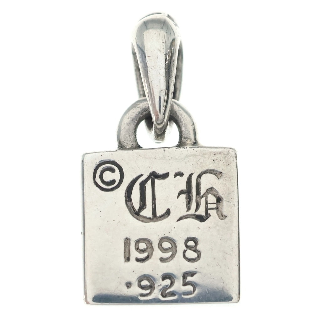 CHROME HEARTS(クロムハーツ) FRAMED CH PLUS 1DIA フレームドCHプラス 1ダイヤ チャーム ペンダントトップ シルバー BCA271