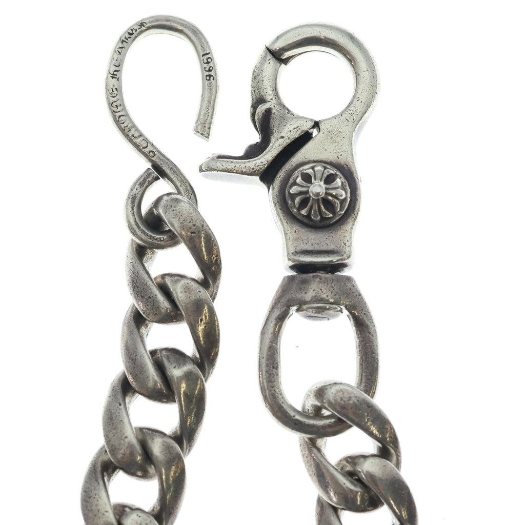 CHROME HEARTS(クロムハーツ) CLASSIC SHORT-S/ 1クリップショートクラシック ウォレットチェーン シルバー BCA067 箱、ギャラ