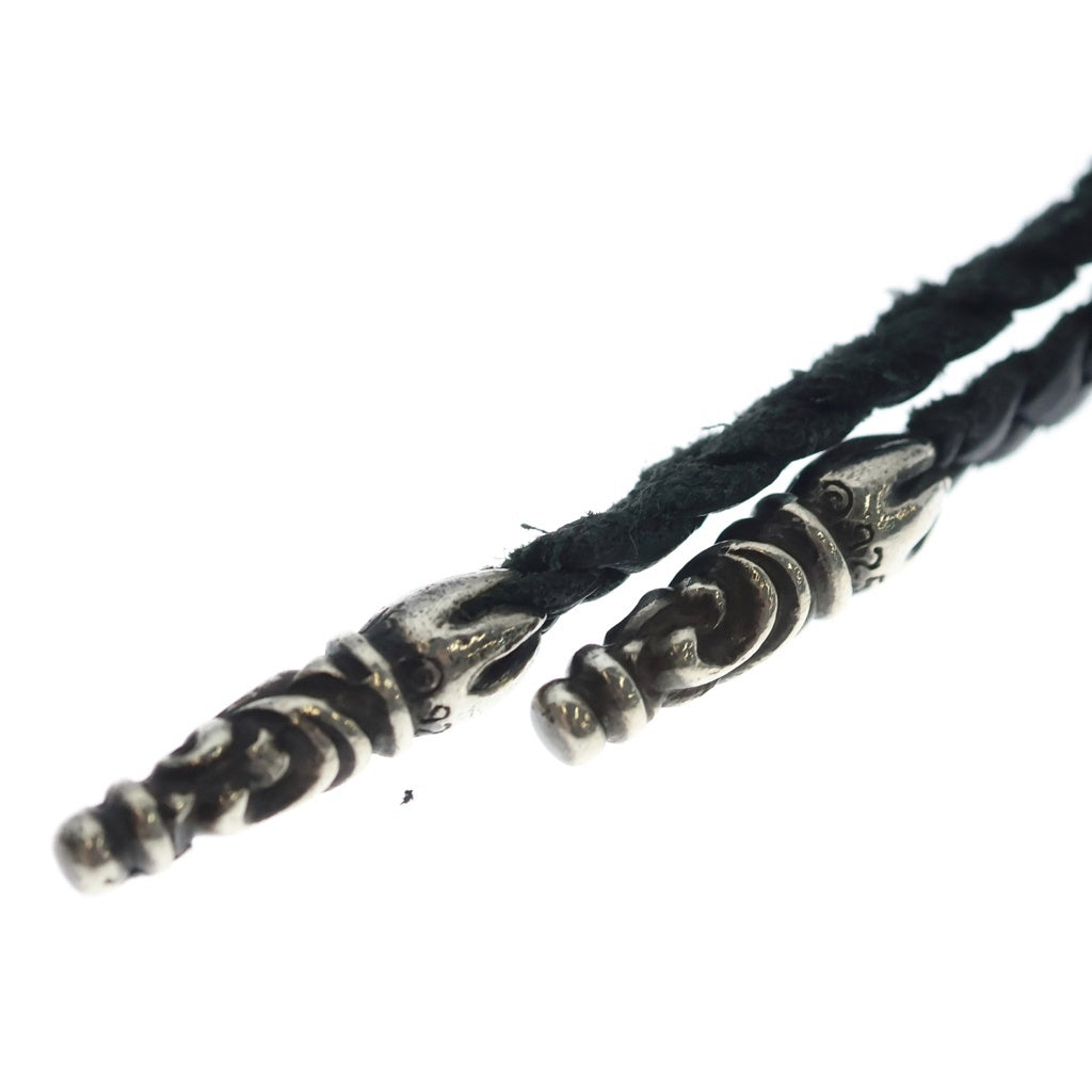 CHROME HEARTS(クロムハーツ) BS FLUER BSフレアペンダント シルバー ネックレストップ レザーブレイド シルバー