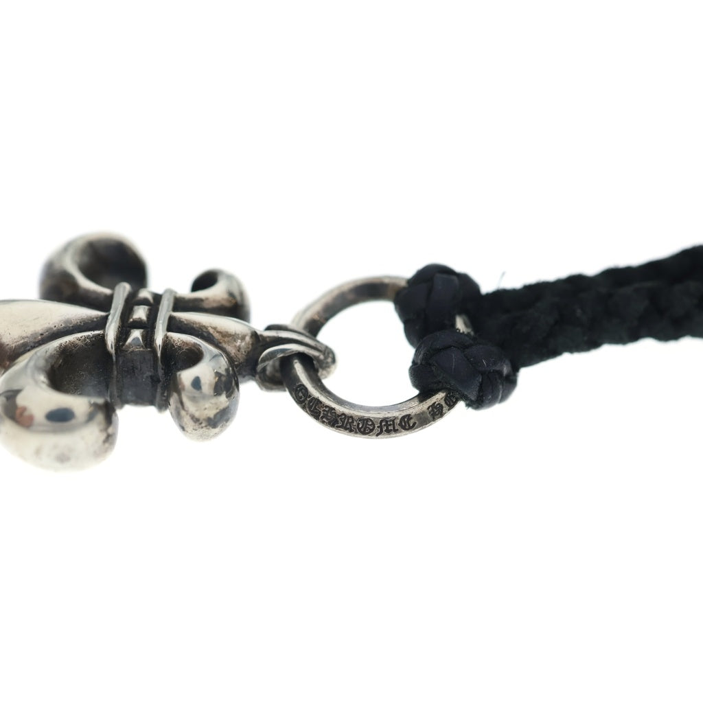 CHROME HEARTS(クロムハーツ) BS FLUER BSフレアペンダント シルバー ネックレストップ レザーブレイド シルバー