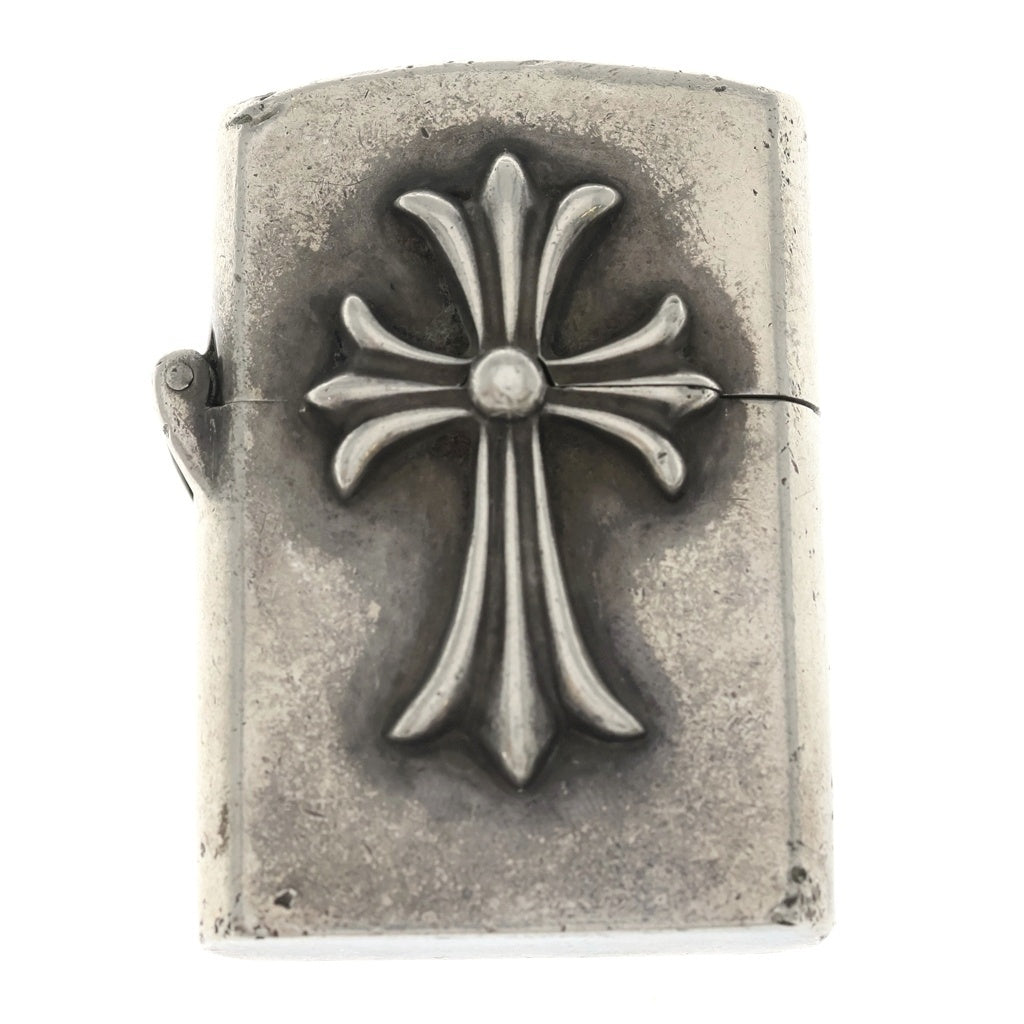 CHROME HEARTS(クロムハーツ) ZIPPO LIGHTERZ-V1 V1スモール CHクロス ジッポライター シルバー BCA398
