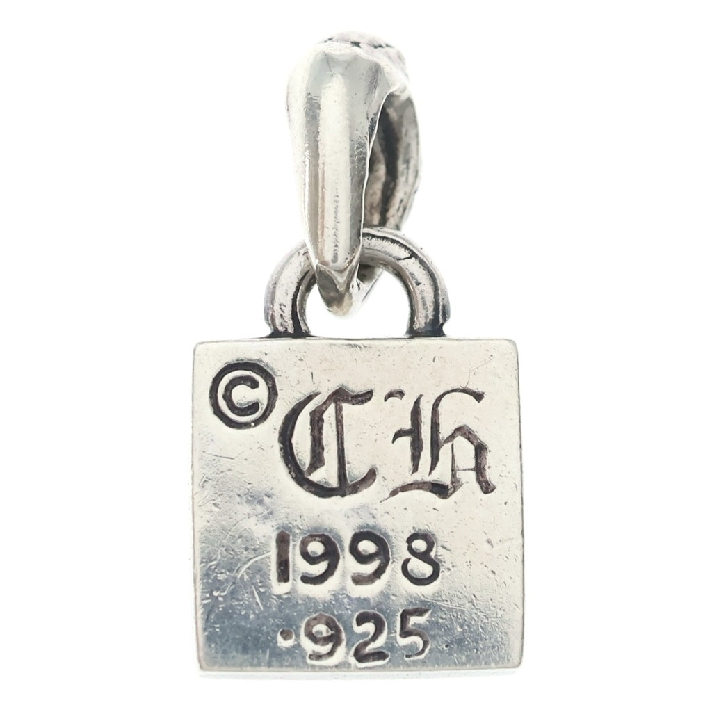 CHROME HEARTS(クロムハーツ) FRAMED CH PLUS 1DIA フレームドCHプラス 1ダイヤ ペンダントトップ シルバー