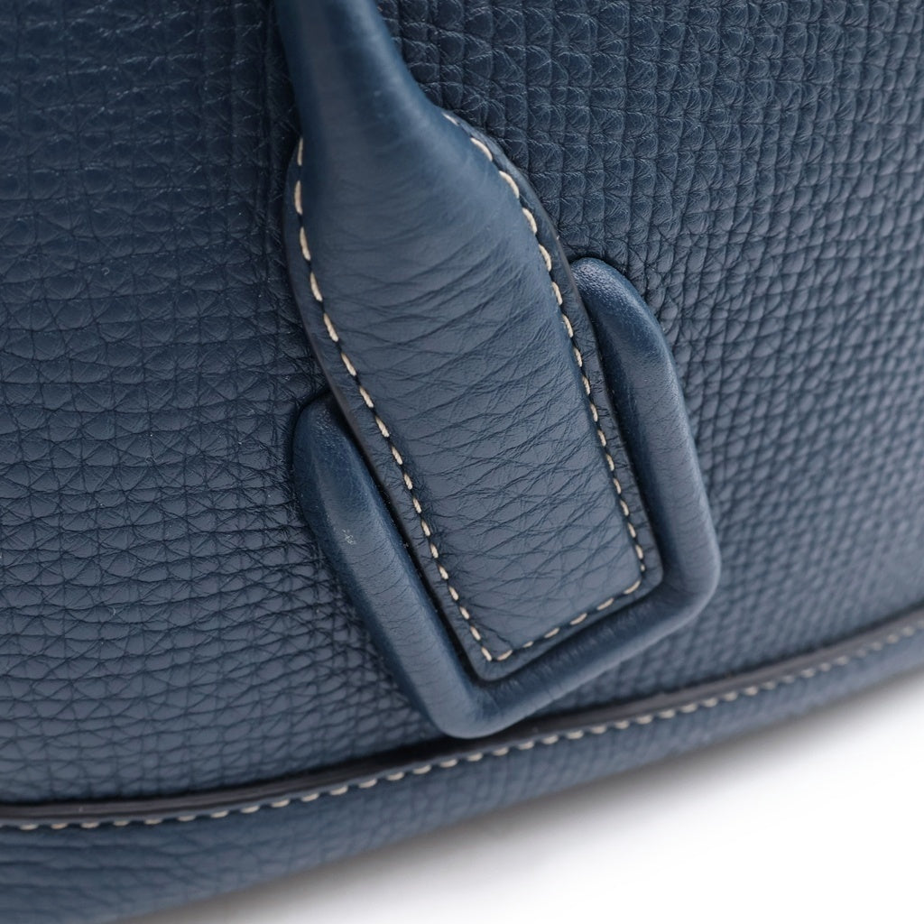 BOTTEGA VENETA(ボッテガヴェネタ) アルコ レザーショルダーバッグ ネイビー 無 レディース