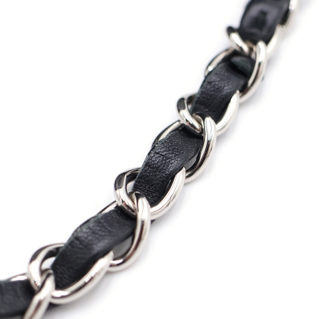 CHANEL(シャネル) マトラッセ23 ダブルフラップ ダブルチェーン ショルダーバッグ ラムスキン シルバー金具 31番台 A01113 レディース