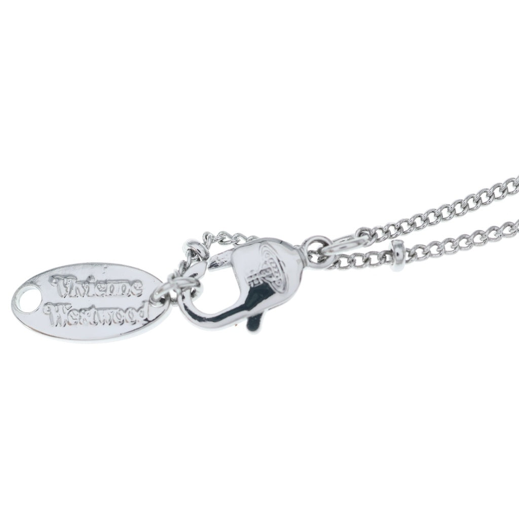Vivienne Westwood(ヴィヴィアンウエストウッド) タイニーオーブ エナメル ネックレス ピンク/シルバー レディース