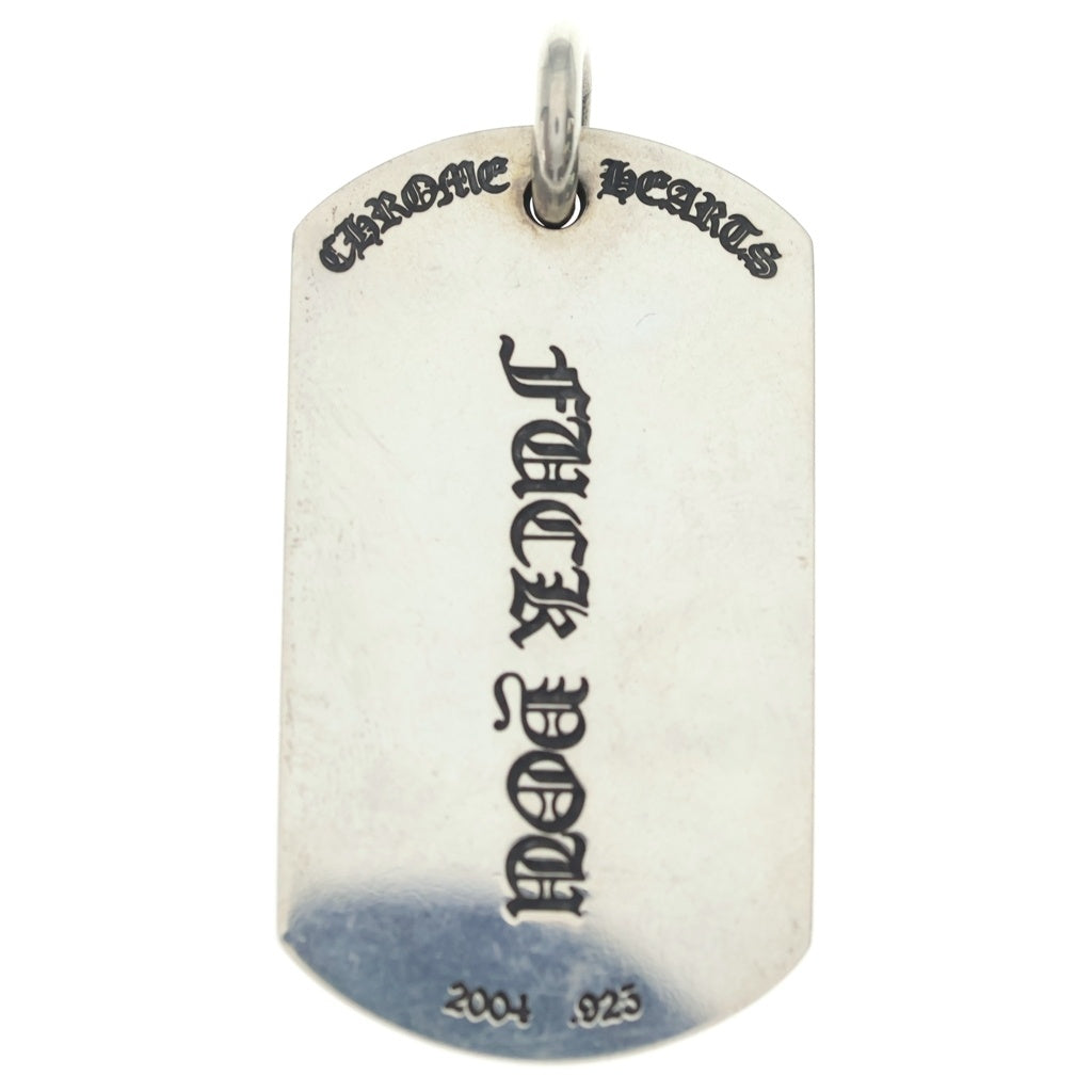 CHROME HEARTS(クロムハーツ) D TAG LRG LTD LAS VEGAS ラスベガス限定 ラージドッグタグ ネックレストップ シルバー