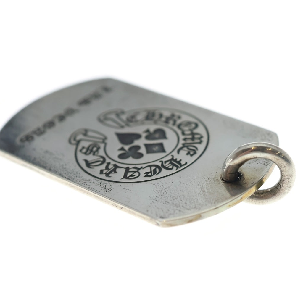 CHROME HEARTS(クロムハーツ) D TAG LRG LTD LAS VEGAS ラスベガス限定 ラージドッグタグ ネックレストップ シルバー