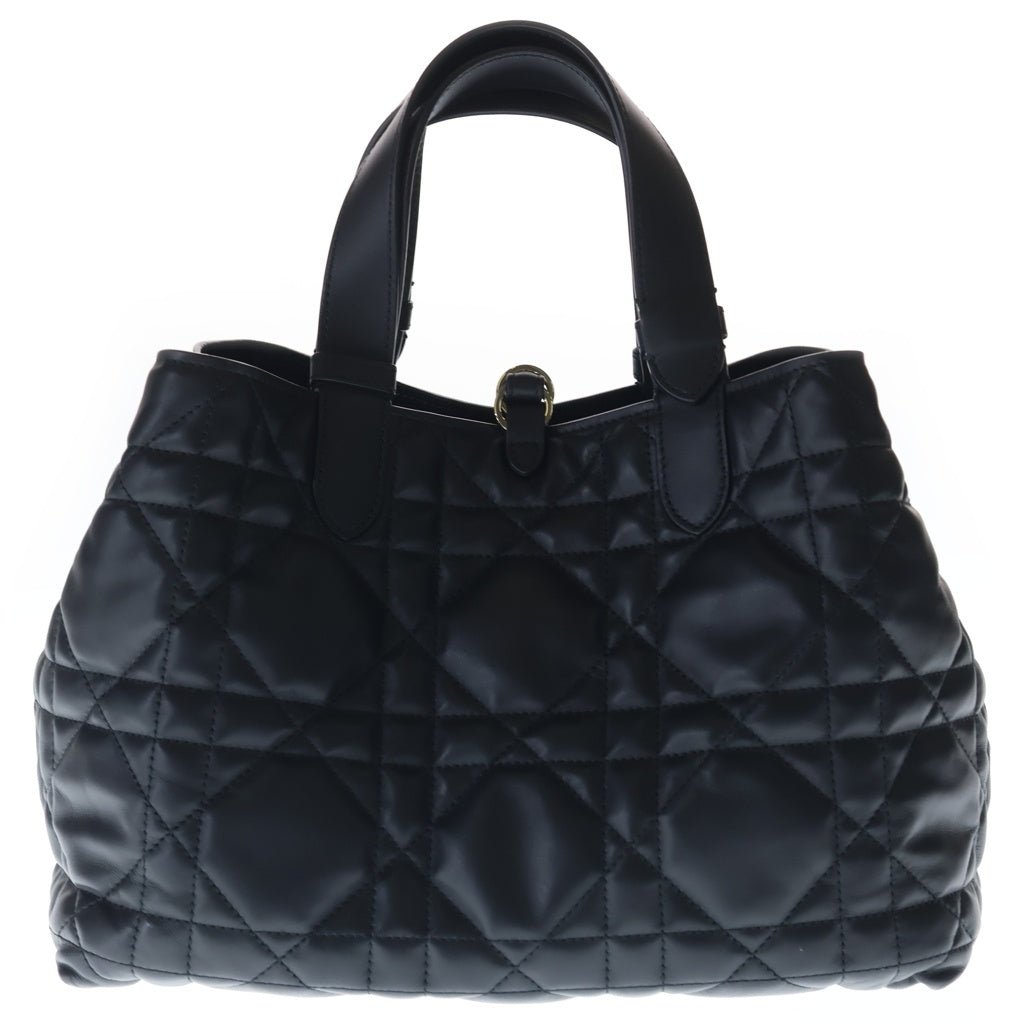 DIOR(ディオール) トゥジュール ミディアム ハンドバッグ ブラック レザー ゴールド金具 レディース