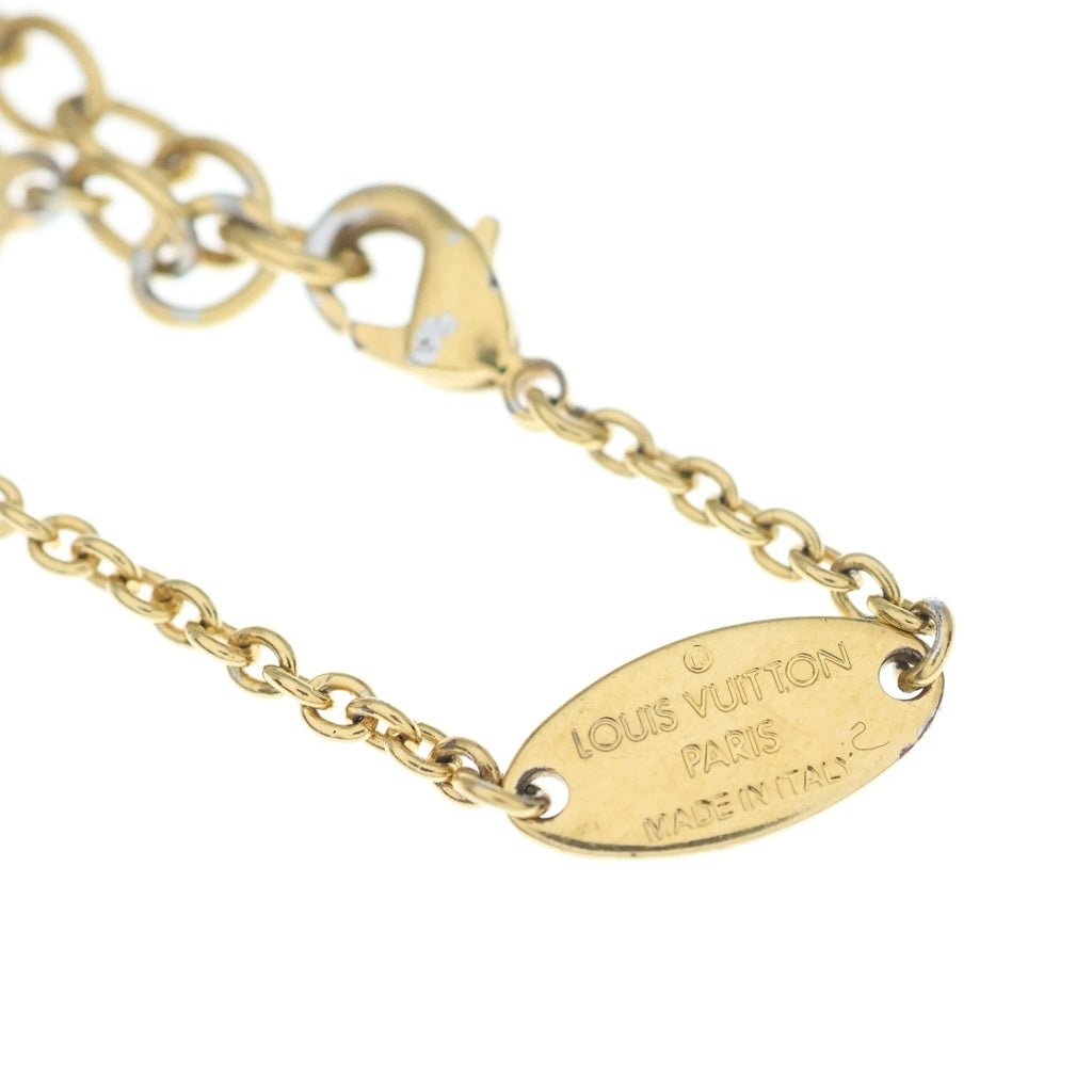 LOUIS VUITTON(ルイヴィトン) LVアイコニック ブレスレット ゴールド GP ラインストーン アクセサリー M00587 レディース