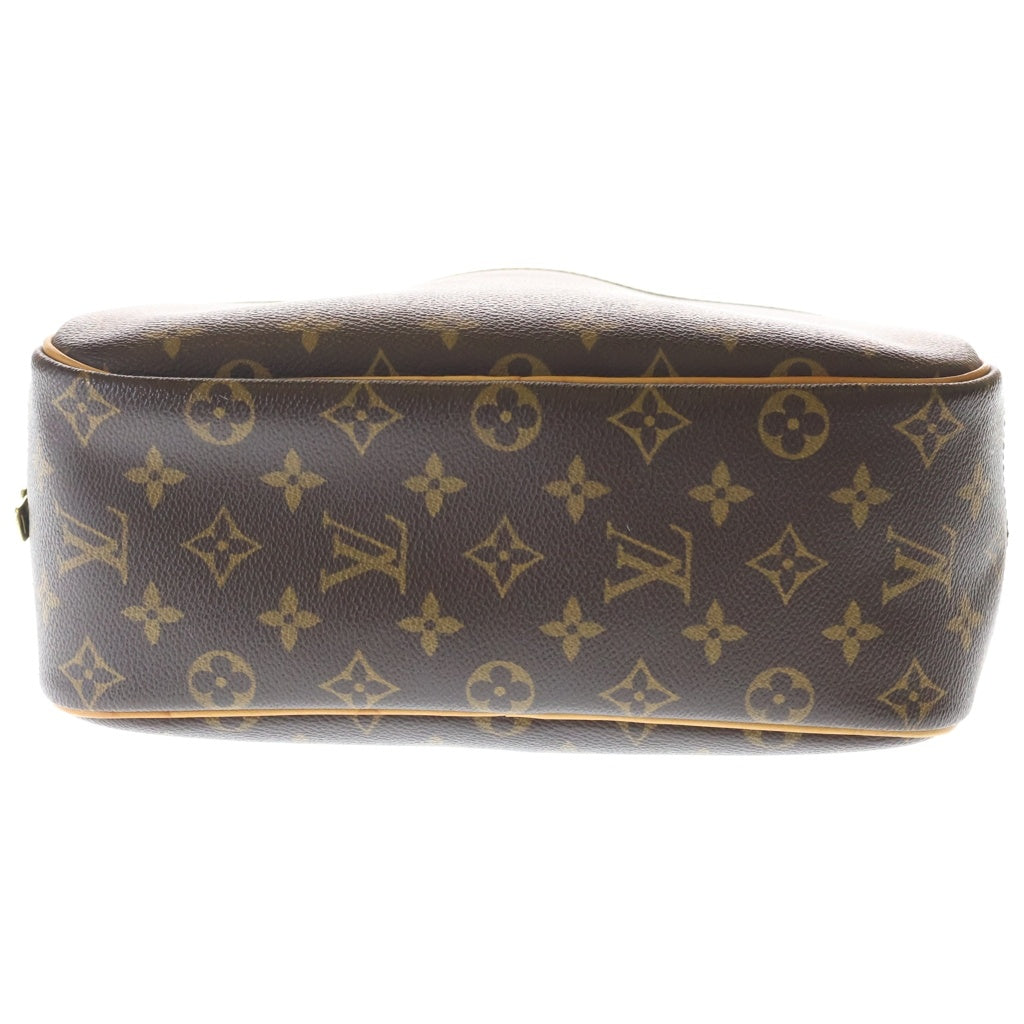 LOUIS VUITTON(ルイヴィトン) モノグラム トゥルーヴィル PVC レザー ハンドバッグ ブラウン M42228