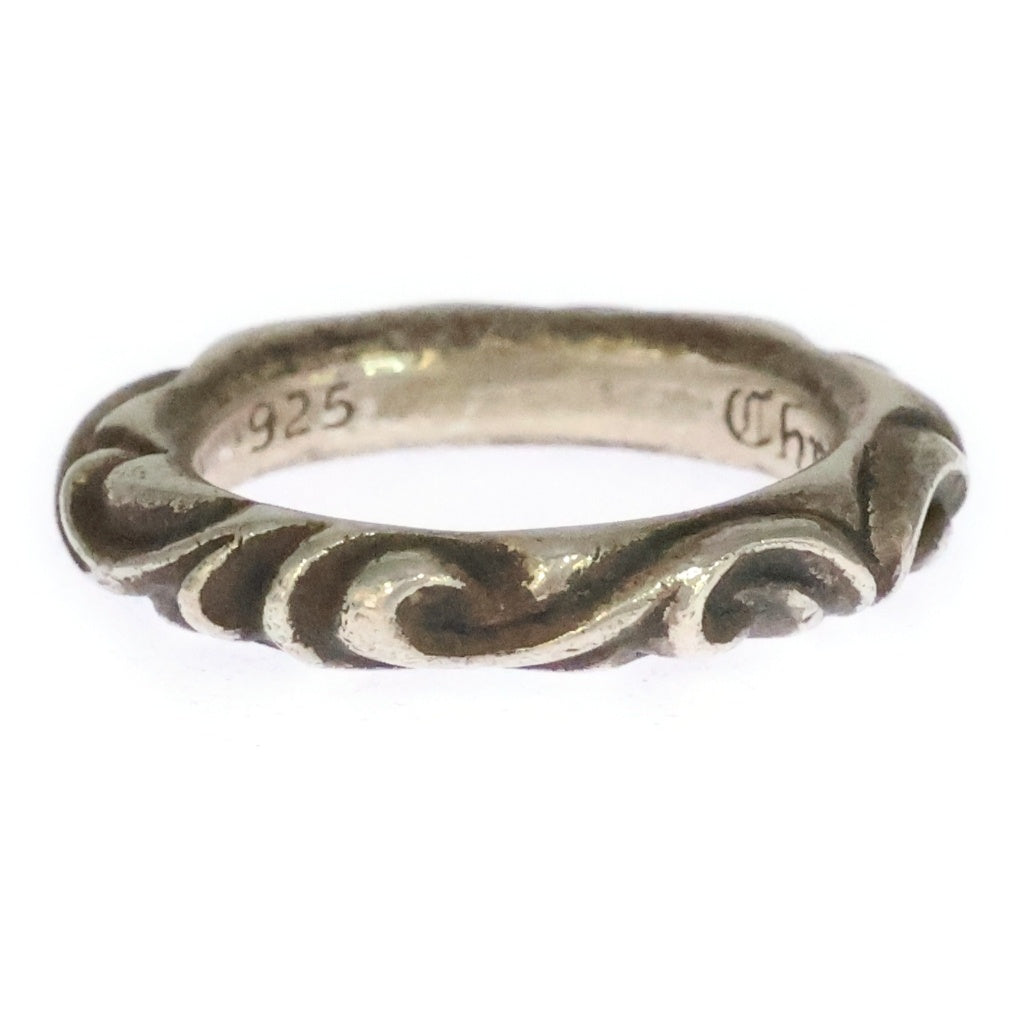 CHROME HEARTS(クロムハーツ) SCRL BAND スクロールバンド リング シルバー BCA351