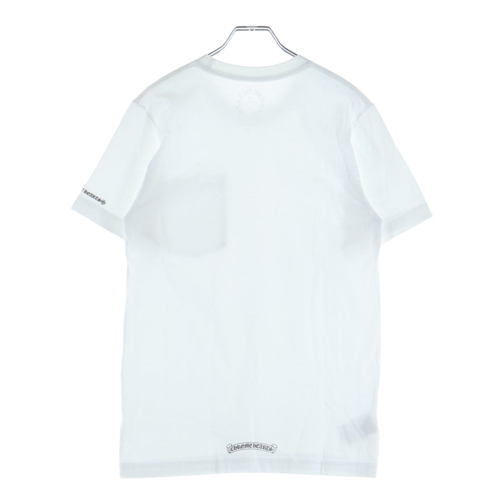 CHROME HEARTS(クロムハーツ) CH T-SHIRT ネックロゴ 半袖Tシャツ ホワイト