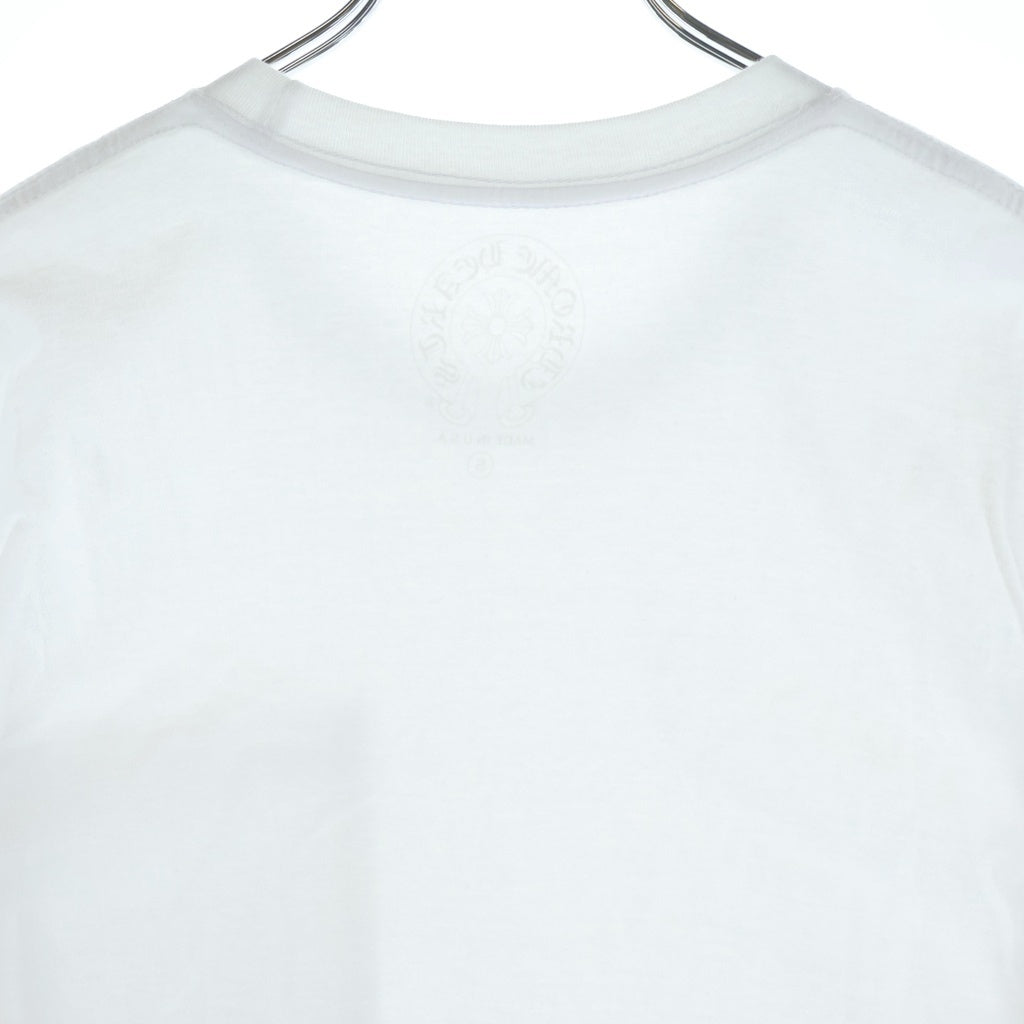 CHROME HEARTS(クロムハーツ) CH T-SHIRT ネックロゴ 半袖Tシャツ ホワイト