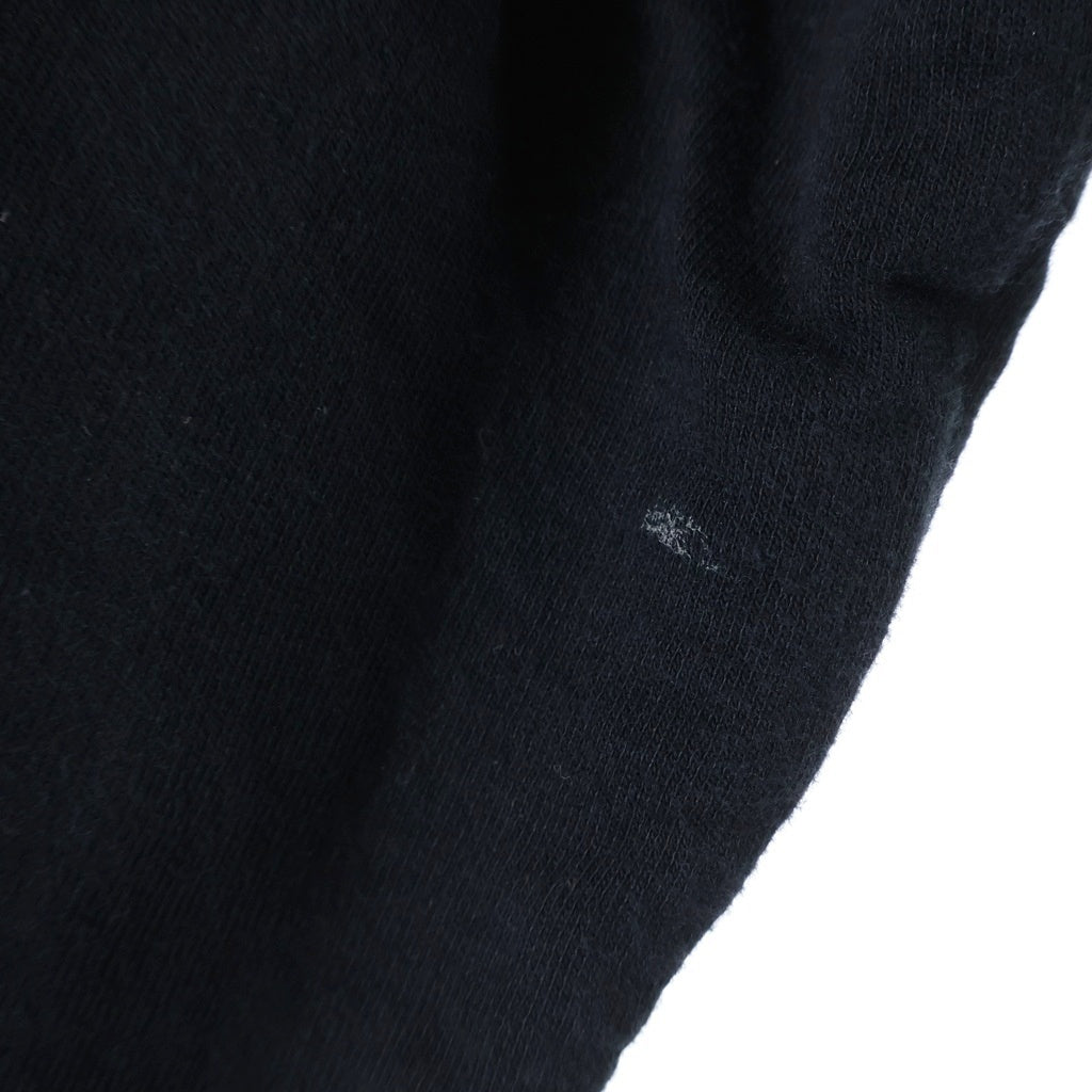 CHROME HEARTS(クロムハーツ) SWTSHRT HD ZIP 裏地サーマル 袖ロゴ ホースシュープリント ダガージップフーディ パーカー ブラック