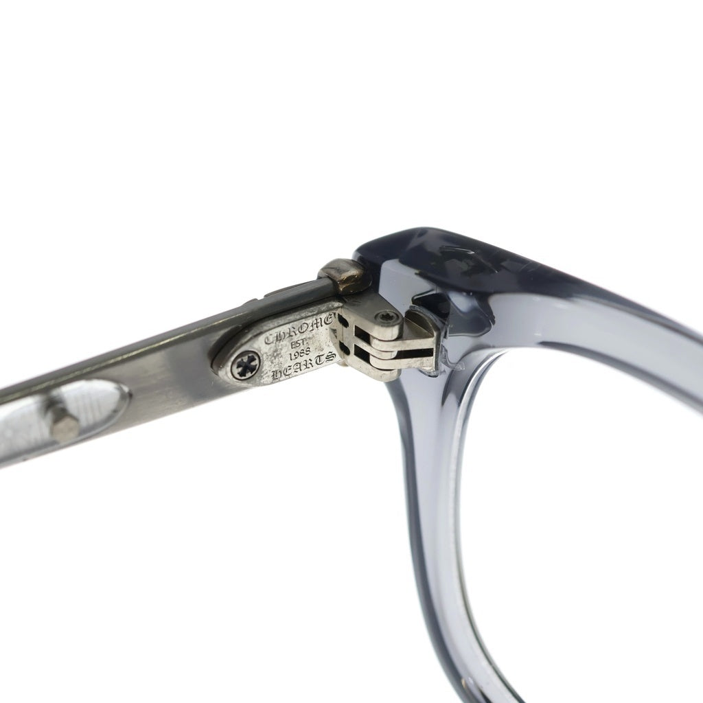 CHROME HEARTS(クロムハーツ) BAGGINS-A バギンス スクエアフレーム クリア アイウェア 51□22-152 GR-CRYS