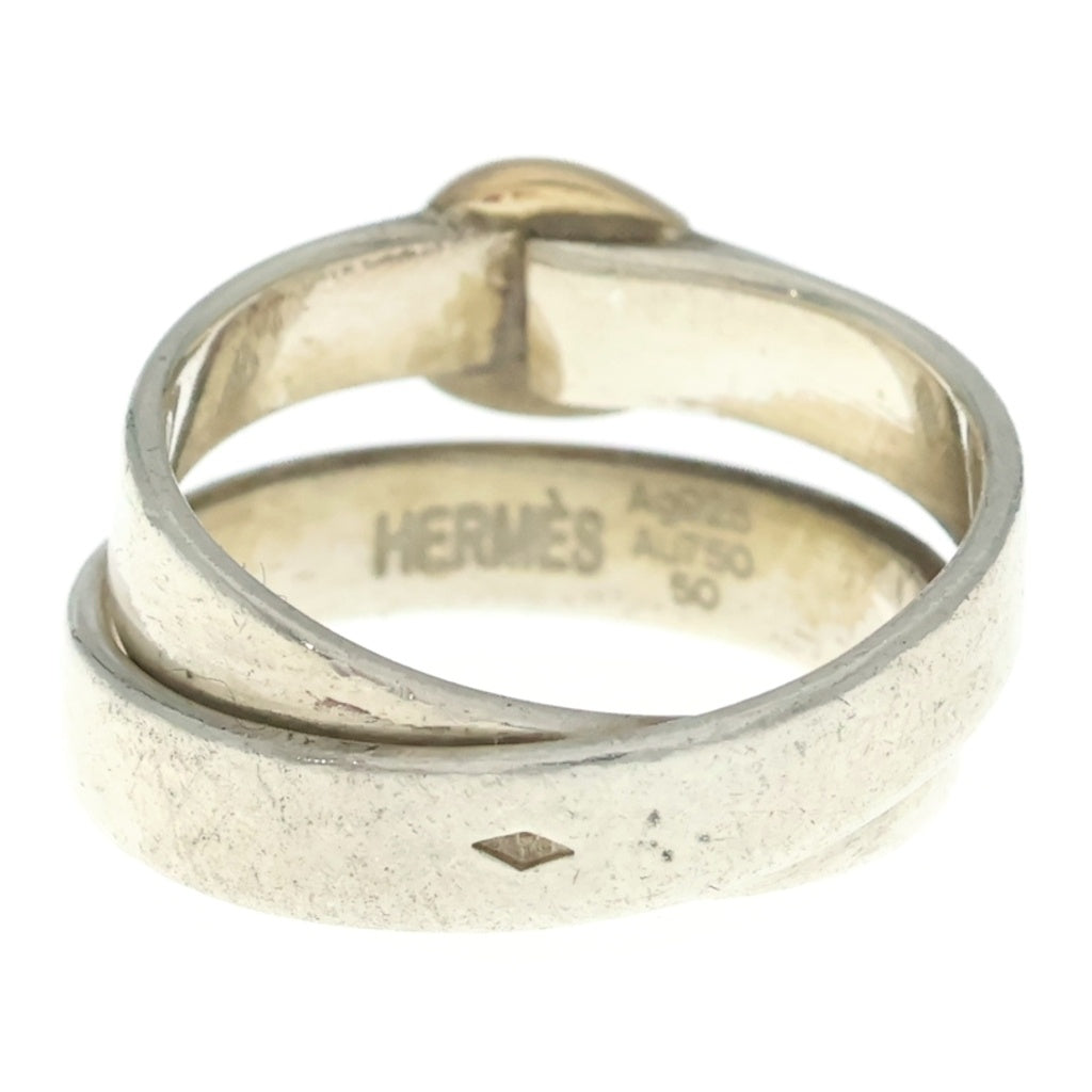 HERMES(エルメス) ダブル トゥール リング ゴールド×シルバー K18×SV925 レディース