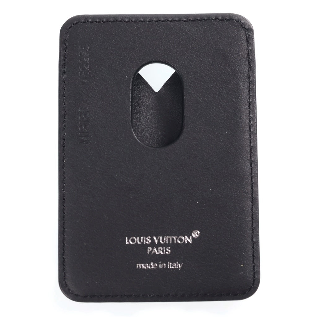LOUIS VUITTON(ルイヴィトン) モノグラムマカサー ポルトカルトマグネット MagSafe PVC ブラウン×ブラック M13185 レディース