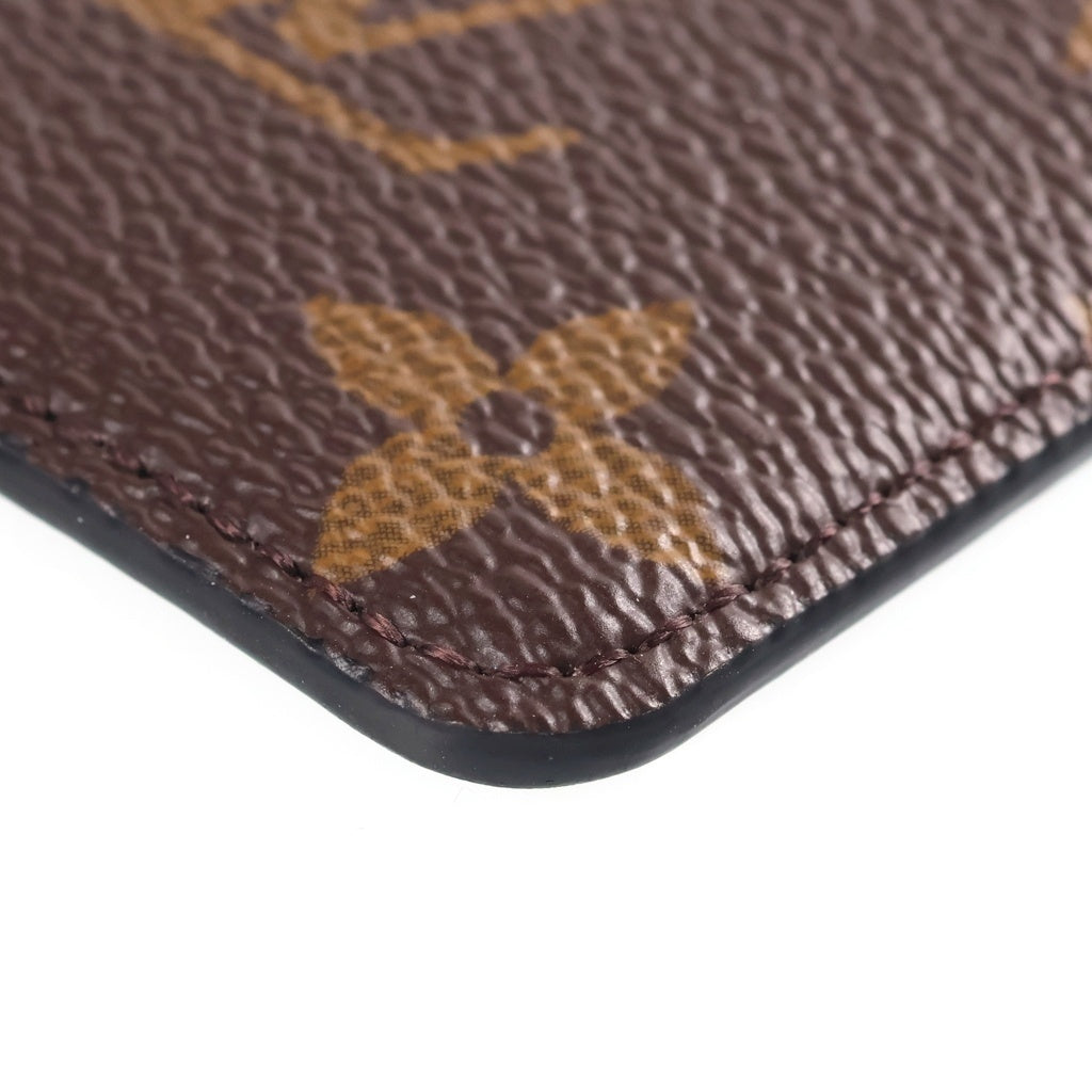LOUIS VUITTON(ルイヴィトン) モノグラムマカサー ポルトカルトマグネット MagSafe PVC ブラウン×ブラック M13185 レディース