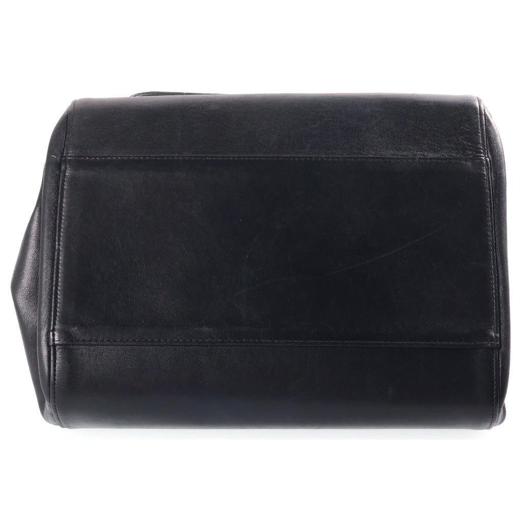 CHANEL(シャネル) チョコバー 2.55 チェーンショルダーバッグ ラムスキン ブラック シルバー金具 レディース
