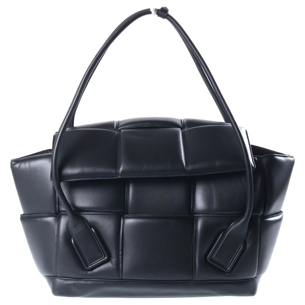 BOTTEGA VENETA(ボッテガヴェネタ) ザ・アルコ バッグ パデッド マキシ イントレチャート ラージ ハンドバッグ ブラック レディース