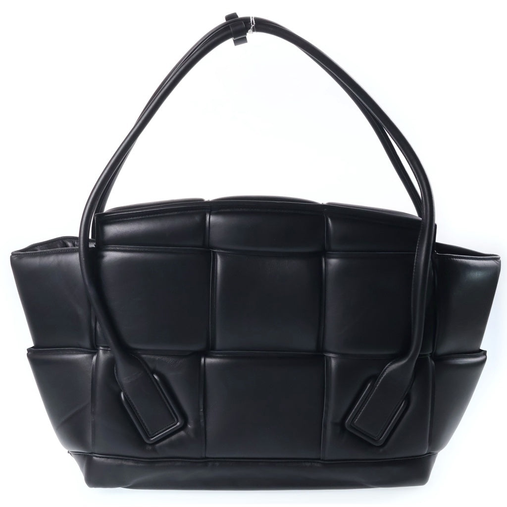 BOTTEGA VENETA(ボッテガヴェネタ) ザ・アルコ バッグ パデッド マキシ イントレチャート ラージ ハンドバッグ ブラック レディース