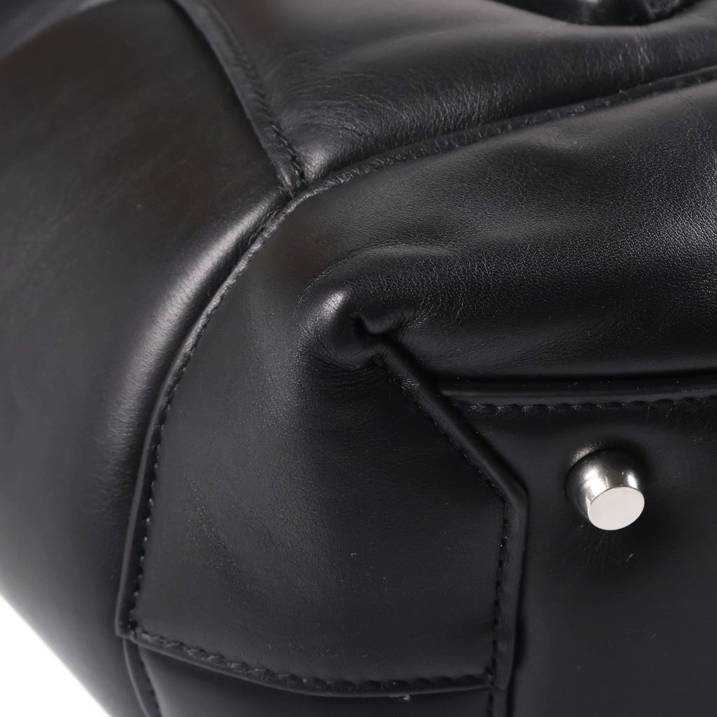 BOTTEGA VENETA(ボッテガヴェネタ) ザ・アルコ バッグ パデッド マキシ イントレチャート ラージ ハンドバッグ ブラック レディース