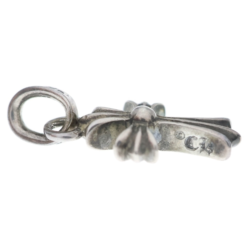 CHROME HEARTS(クロムハーツ) CRS BBYFAT P SAP ベイビーファットクロス PAVE ピンクサファイア ペンダントトップ シルバー