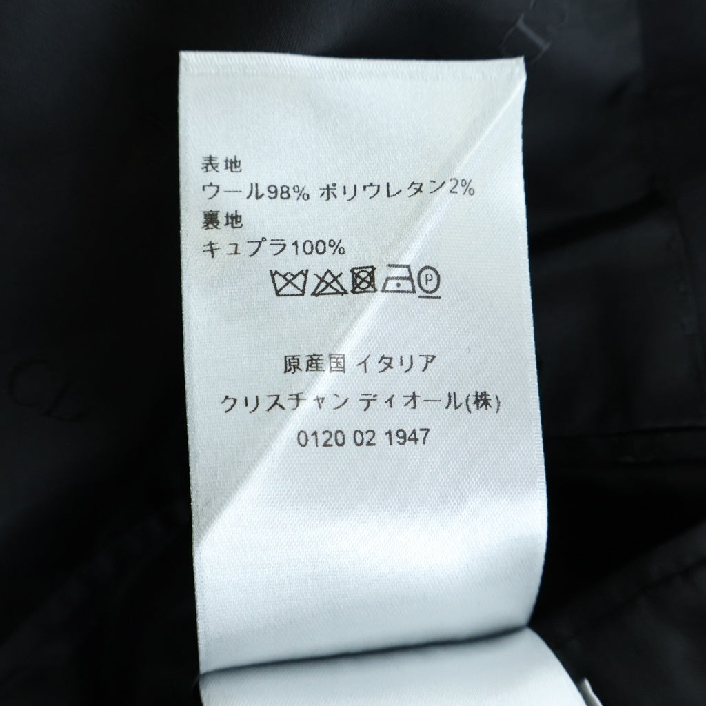 DIOR(ディオール) テーラードセットアップスーツ ジャケット スラックスパンツ ブラック 863C700A4639
