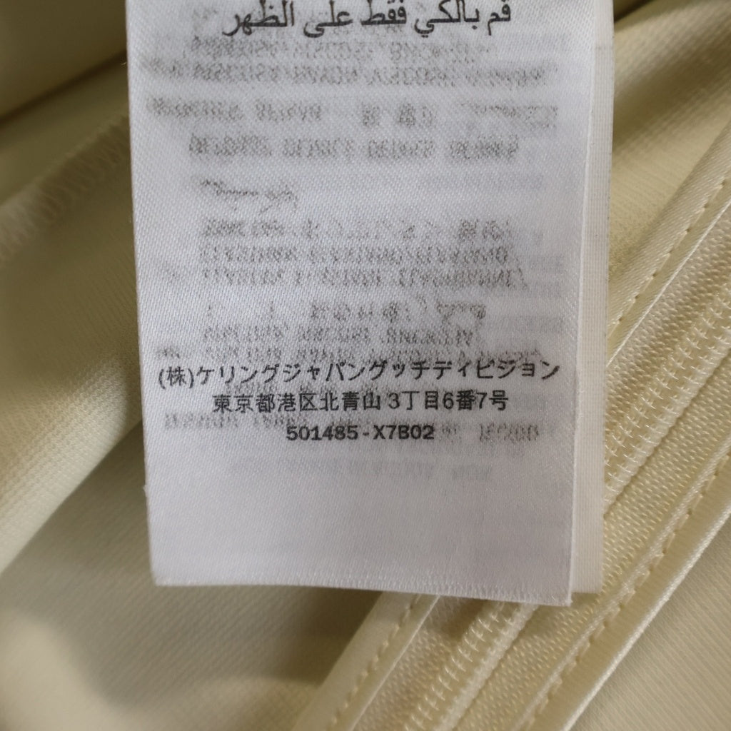 GUCCI(グッチ) シェリーライン ノースリーブ リボンワンピース アイボリー 501485 X7B02 レディース
