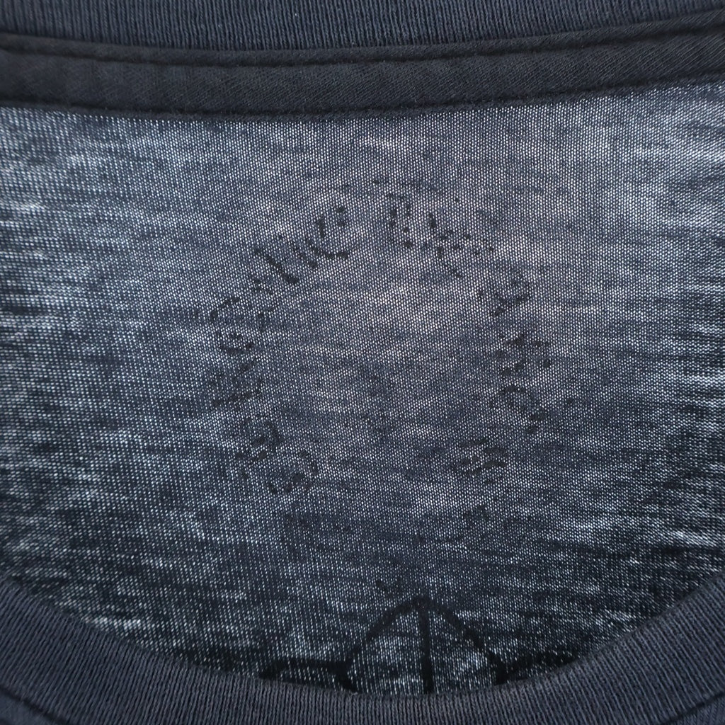 CHROME HEARTS(クロムハーツ) OLD SCRL CEM CRS TEE バックスクロールラベル セメタリークロス プリント 半袖Tシャツ ブラック