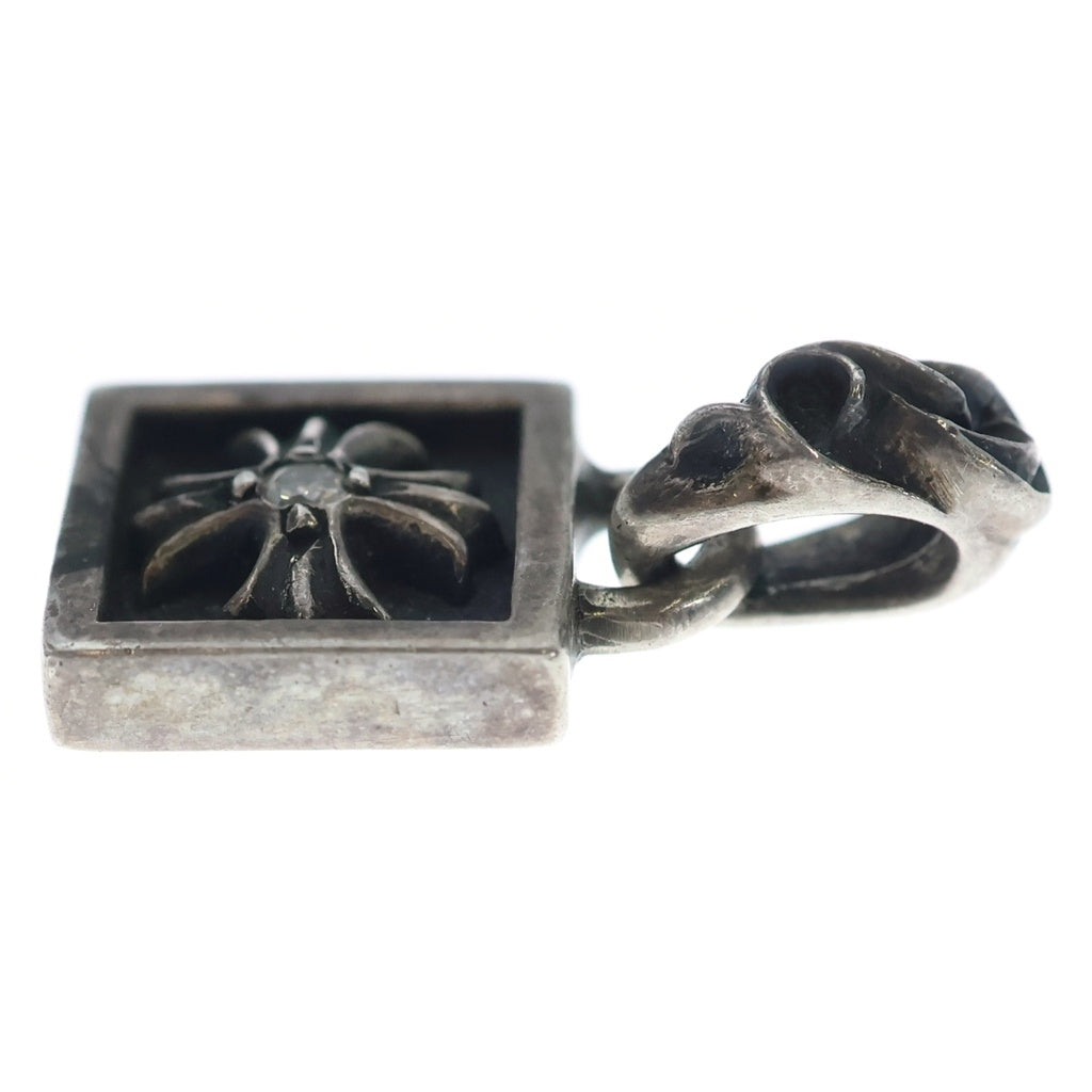 CHROME HEARTS(クロムハーツ) FRAMED CH PLUS 1DIA フレームドCHプラス 1ダイヤ ペンダントトップ シルバー