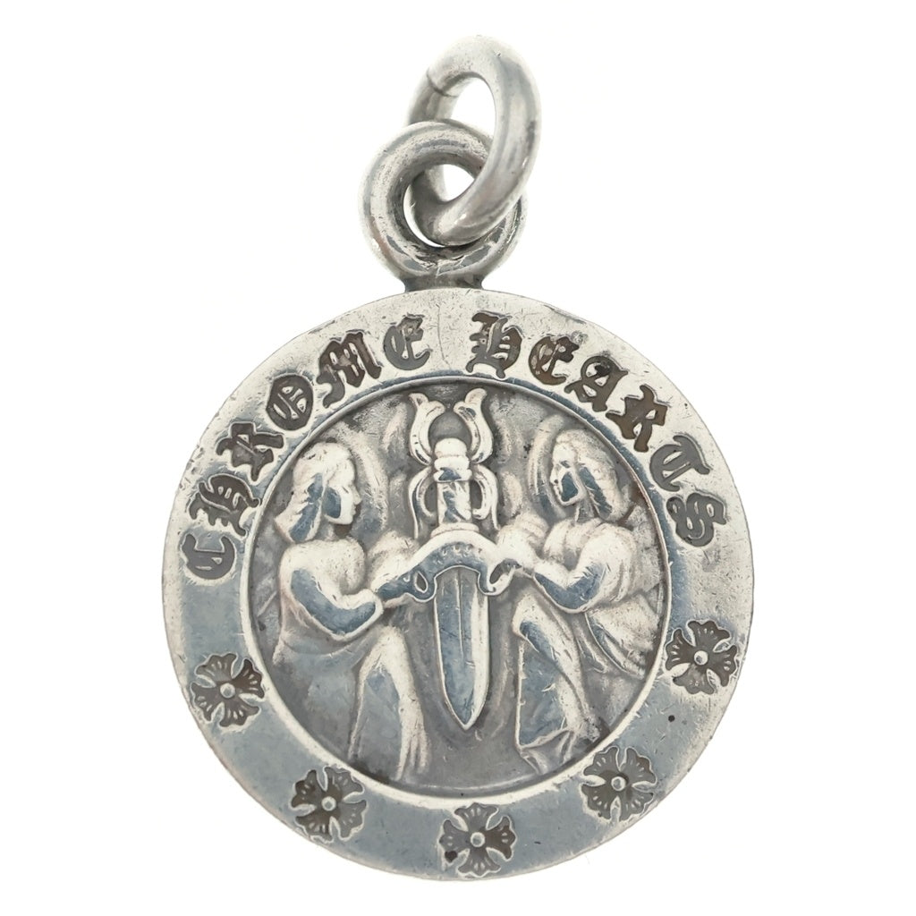 CHROME HEARTS(クロムハーツ) CHRM ANGL MDL V2 エンジェルメダルチャーム ペンダントトップ シルバーBCA229