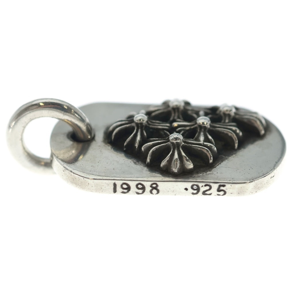 CHROME HEARTS(クロムハーツ) RAISED DOGTAG レイズドドッグタグ チャーム ネックレストップ シルバー