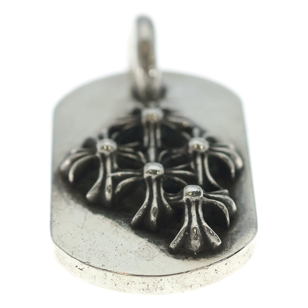 CHROME HEARTS(クロムハーツ) RAISED DOGTAG レイズドドッグタグ チャーム ネックレストップ シルバー
