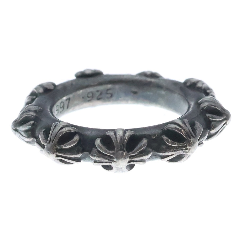 CHROME HEARTS(クロムハーツ) CROSS BAND クロスバンド リング シルバー BCA342