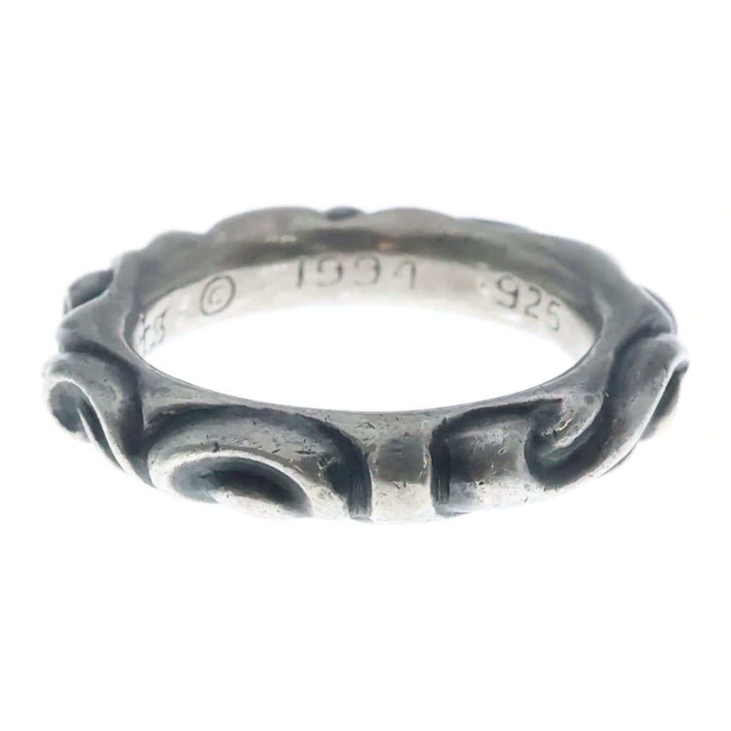 CHROME HEARTS(クロムハーツ) SCRL BAND スクロールバンド リング シルバー BCA351
