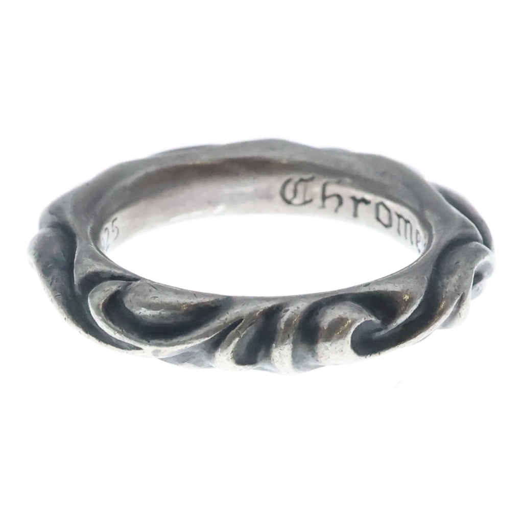 CHROME HEARTS(クロムハーツ) SCRL BAND スクロールバンド リング シルバー BCA351