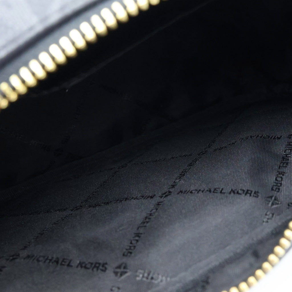 MICHAEL KORS(マイケルコース) MKシグネチャー ボディバッグ ショルダーバッグ PVCレザー ブラック レディース