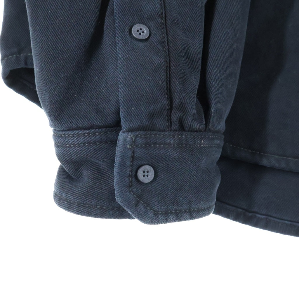 BALENCIAGA(バレンシアガ) 22AW Japanese Indigo Padded Shirt ジャパニーズ インディゴ パデッド 中綿 シャツジャケット ネイビー 719305