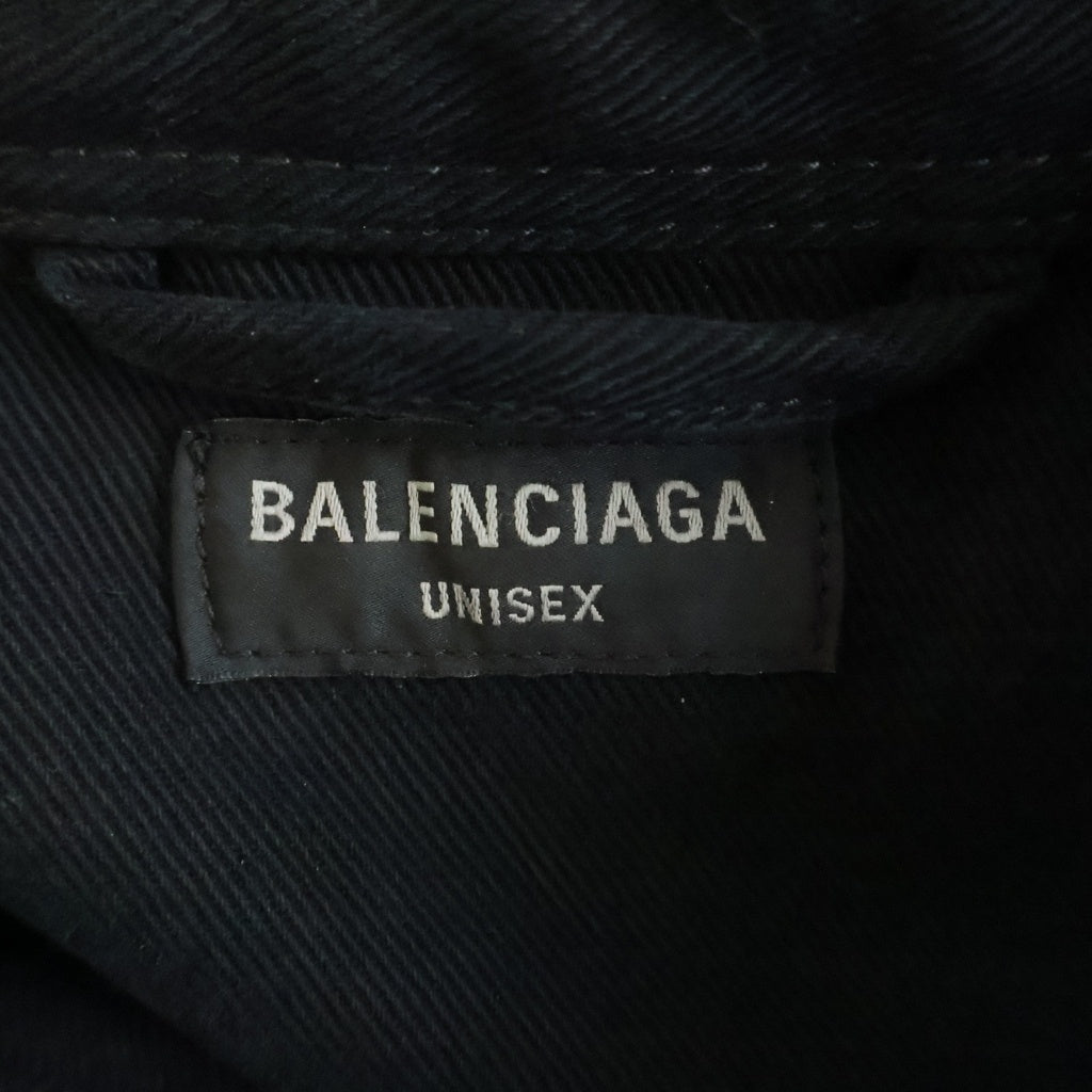 BALENCIAGA(バレンシアガ) 22AW Japanese Indigo Padded Shirt ジャパニーズ インディゴ パデッド 中綿 シャツジャケット ネイビー 719305