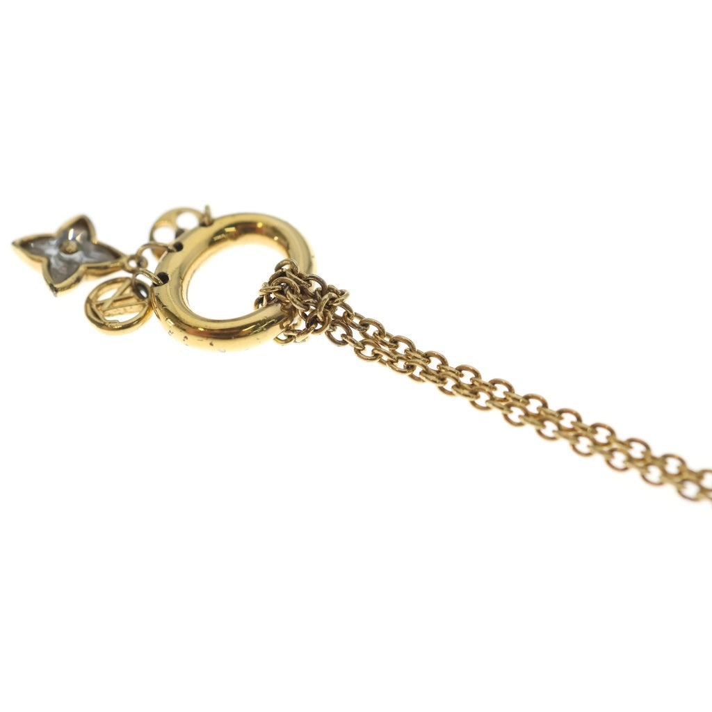 LOUIS VUITTON(ルイヴィトン) モノグラム フラワー コリエ マイブルーミング ストラス ネックレス ゴールド メタル M00592 レディース