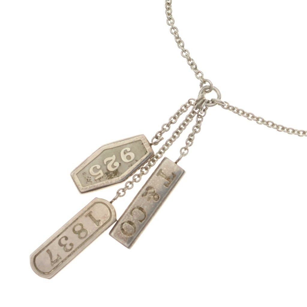 TIFFANY & Co.(ティファニー) 1837 エレメント タグ ネックレス シルバー Ag925 レディース