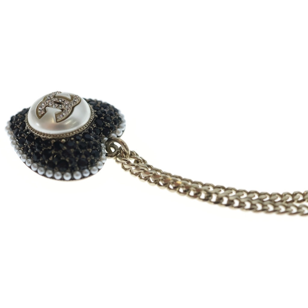 CHANEL(シャネル) ハートモチーフ ペンダント ネックレス ラインストーン ココマーク C22B レディース