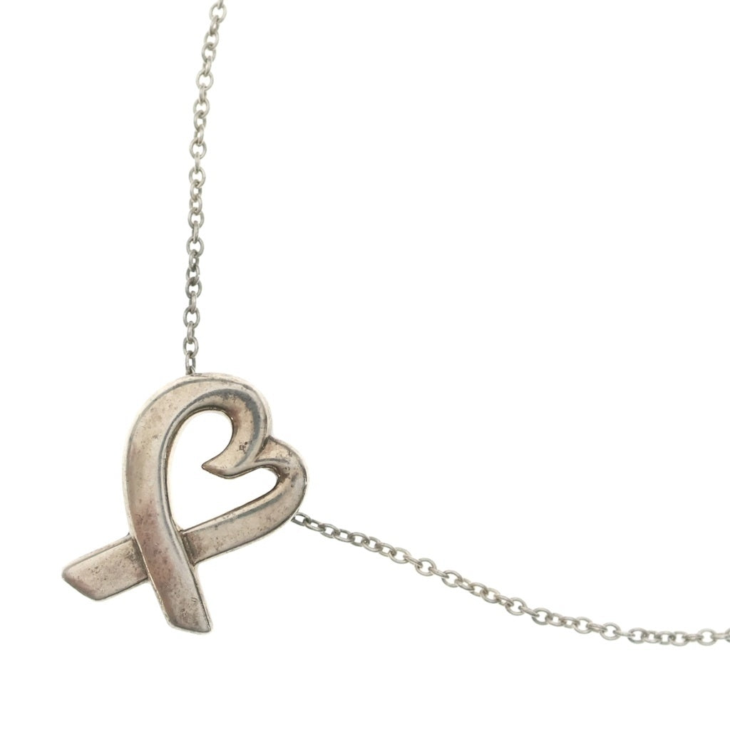 TIFFANY & Co.(ティファニー) ラビングハート ネックレス シルバー Ag925 レディース
